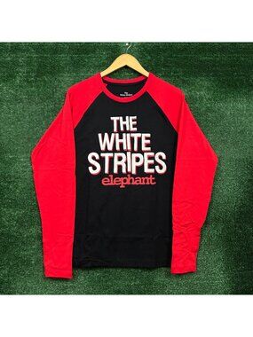 The White Stripes Elephant Rock Band Baseball Tee Extra Large Size Medium
